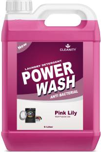 cleanity Liquid Detergent for washing machine also use for hand wash (5ltr) Lily Liquid Detergent