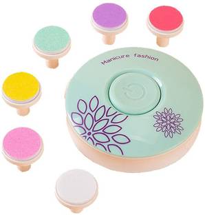 SYGA Electric Safe 5 in 1 Nail File Kit Grinder for Newborn Fingernails - Mint Green
