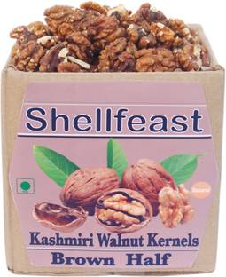 Shellfeast Walnuts Without Shell Brown, Fresh New Crop , Walnut Kernels Walnuts