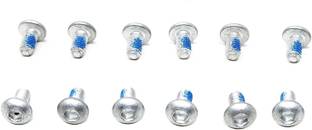 IndiaLot Bicycle Disc Brake Rotor Bolts Screws For MTB Cycle M5x10mm High Strength 12pcs Bicycle Brake Disk