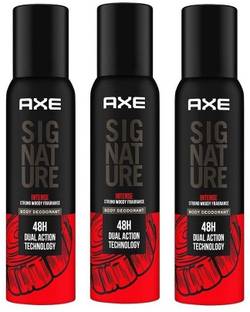AXE Signature Intense Body Spray Each 122ml Set of(3) Deodorant Spray  -  For Men