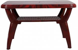 AAMROSE Plastic 4 Seater Dining Table