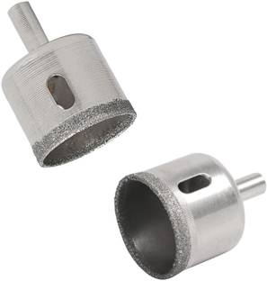 metrotools 2Pcs 38mm(1-1/2") Diamond Drill bits, Hollow Drill bits Hole Saw Diamond bits, Suitable for Opening Holes in Glass, Ceramics