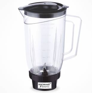 Goldwinner Unbreakable Juicer Jar for Mixer Grinder Transparent Plastic without filter Mixer Juicer Jar