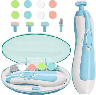 bosig Baby Nail Trimmer Electric Nail File Set - Safe Baby Nail Clippers with Light