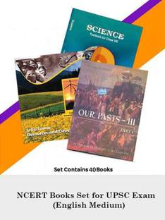 NCERT Books Set For UPSC Exam (English Medium)