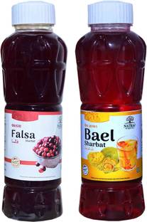 NATRAJ The Right Choice Falsa & Bael 1500 Ml (Pack of 2 x 750 ml Bottle) Falsa, Bael