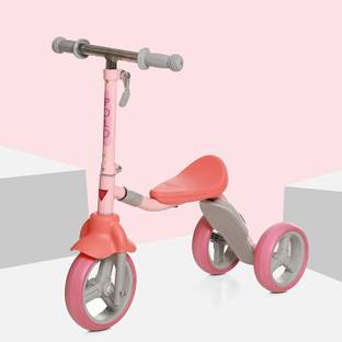 Tazomi Kids 2 in 1 Transformer Scooter & Balance Trike Kids Road Runner Scooter, 4 Level Handlebar, Break & LED Light Wheel Scooter Tricycle