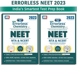 "Smart Errorless Chemistry NEET NTA & NCERT Vol I &II (2023)