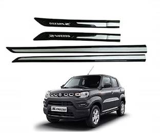 Bubu Car Door Side Chrome line Beading for Maruti Suzuki Nexa S-Presso Set of 4 (5M) Car Beading Roll For Door
