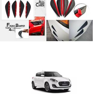 PECUNIA Scoops Hood Vents Air Intake Decor Cover Universal for Cars 334 Matte, Glossy Maruti Swift Front Garnish
