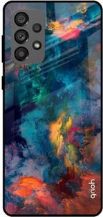 QRIOH Glass Back Cover for Samsung Galaxy A73 5G