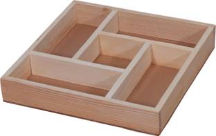 Paxidaya pine Wood Tray For Dry fruit Box & Chocolate Box Gift Hamper Tray