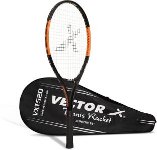 VECTOR X VXT 520 26 inches with full cover Strung Tennis Racquet Orange Strung Tennis Racquet