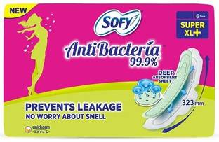 SOFY Anti-Bacteria Extra Large XL Plus - 6 Sanitary Pad