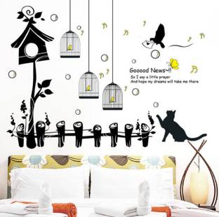 CRIMSON DECORS CAT AND BIRD