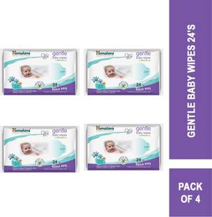 HIMALAYA GENTLE BABY WIPES 24's (PO4)