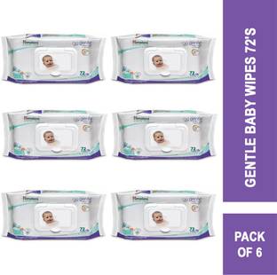 HIMALAYA GENTLE BABY WIPES 72'S WITH LID (PO6)