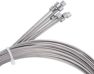IndiaLot Cycle Gear Wire Cable Steel Shift Break Cable Inner Derailleur 76inch Long 5pcs Bicycle Brake Disk