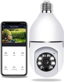 SIOVS CCTV Wireless Camera Pan Tilt Motion Sensor LED Light B22 Bulb Holder Security Camera