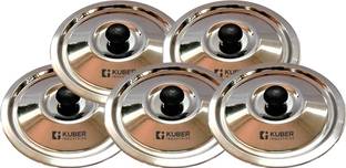 KUBER INDUSTRIES 6.7 inch, 7.7 inch, 8.7 inch, 10.4 inch, 11.4 inch Lid Set, Pack of 5