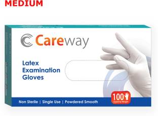 Careway Latex Medical Examination Latex Examination Gloves