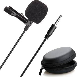 MOOZMOB Professional Grade Omnidirectional Lapel Mic with Pouch Collar Mike for YouTube 3.5mm TRS Microphone for Video Recording ASMR Podcast Collar Microphone