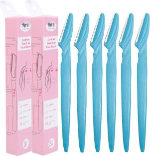 The Gorgeous Beauty Razor for Women|Pack of 2-6 Razors|Painless Facial Hair Removal|Eyebrow Shaper |
