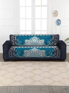 Multitex Chenille Floral 3 Seater Sofa Cover