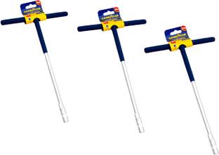 गुडइयर T Socket Spanner Set, T-socket Spanner 8mm, 10mm, 12mm ( Pack Of 3) Hex सॉकेट सेट