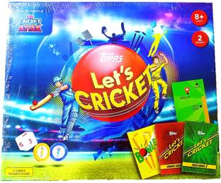 Topps Let's Cricket (Family Board Game) Strategy & War Board Game