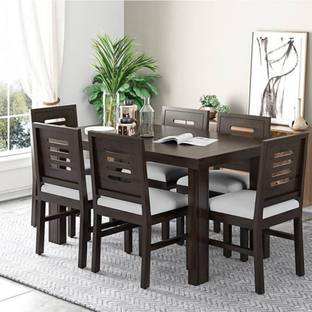 VARSHA ART PLACE Solid Sheesham Wood 6 Seater Dining Set for Dining Room Solid Wood 6 Seater Dining Set