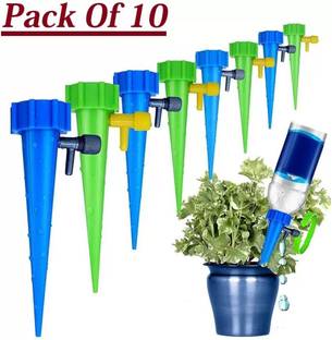GLAMAXY Set of 10 Pieces Drip Irrigation Spikes for Home Garden Drip Irrigation Kit