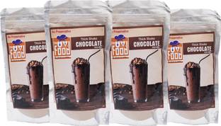 The UV Food Special 4 pieces Chocolate Cold Coco Thick Shake(Instant Mix & Premix) 440 g
