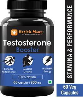 Health Mart Testosterone Booster For Men, Testosterone Booster Power Support Supplement