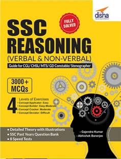 Ssc Reasoning (Verbal & Non-Verbal) Guide for Cgl/ Chsl/ Mts/ Gd Constable/ Stenographer