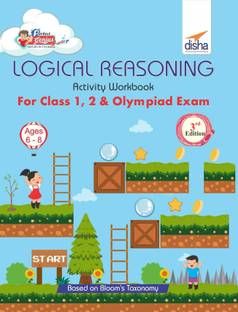 Perfect Genius Logical Reasoning Activity Workbook for Class 1, 2 & Olympiad Exams  - Ages 6 to 8