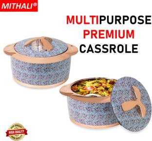 Pkb by pkb chapati box/chapati container Cook and Serve Casserole Set (3500 ml) Pak of 2 Cookware Set