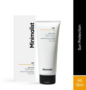 Minimalist SPF 30 Body Lotion, Nourishing and Photostable Body Sunscreen