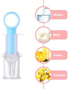 The Little Lookers Baby Dispenser Needle Feeder Medicine Dropper - Blue  - Plastic