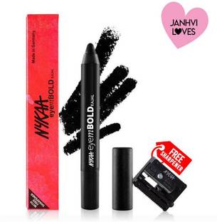 NYKAA Eyem Bold Kajal With Free Sharpener (Deep Black 001)