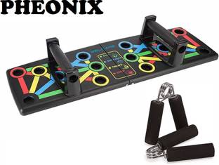 Pheonix Fitness Combo Of Push Up Board With 2 Foam Hand Gripper Fitness Accessory Kit Kit