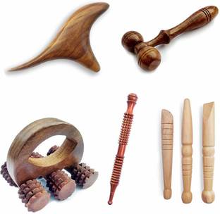 YKID wooden massager Acupressure & Sujok Multipurpose Premium Wooden Tools & Massager Kit Massager