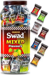 SWAD Original and Mixed Chocolate Candy 200 Candy Kaccha Aam, Imli, Lemon, Guava Candy