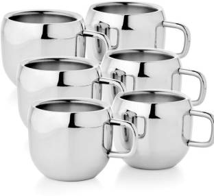 Glocal Source Pack of 6 Stainless Steel Apple