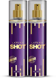LAYER'R Shot Dynamic Long Lasting Fragrance Body Spray  -  For Men