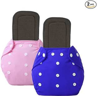 kogar Reusable Washable Cloth Button Diaper Reuse Nappy & Insert (0-24m) PPbGArf1 - S - M