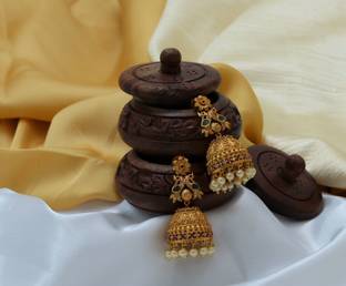 BHARGAV ART JHUMKI 42 Alloy Jhumki Earring