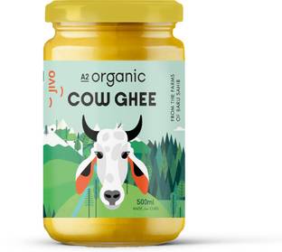JIVO A2 Ghee 100% Pure, Natural & Healthy 500ml Ghee Plastic Bottle