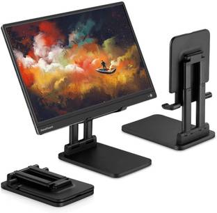 Hold up Tablet Holder Solid Sturdy Stand, Dual Tube Foldable for IPAD Pro Holder Stand Mobile Holder